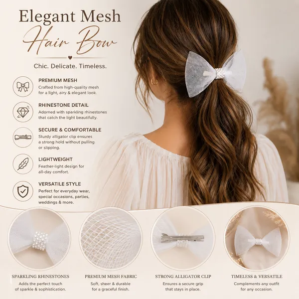 White_Mesh_Bow