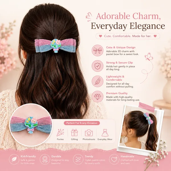 Cute_Pastel_Bunny_&_Flower_Hair_Bow_Clip_for_Girls