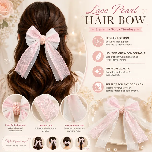 Elegant_Pink_&_White_Organza_Ribbon_Bow