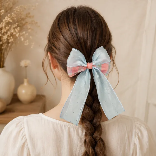 Pastel_Blue_Organza_Hair_Bow_with_Rhinestone_Detailing