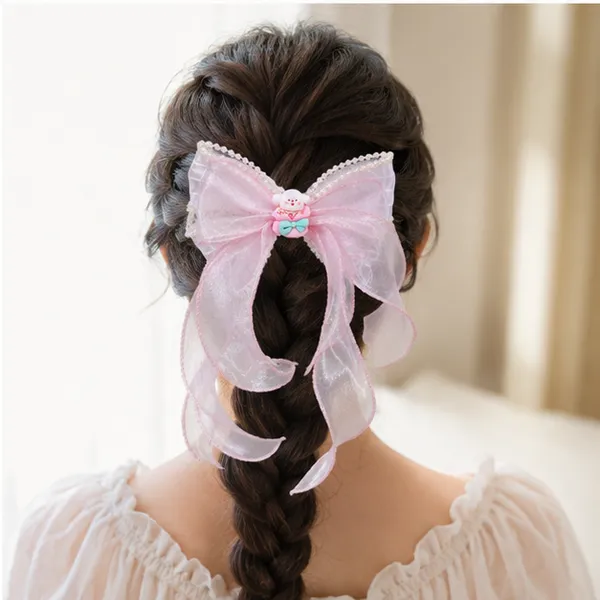 Premium_Pink_Organza_Pearl_Hair_Bow_Clip_for_Girls_&_Women_|_Cute_Cartoon_Charm_Long_Tail_Ribbon_Bow_|_Elegant_Hair_Accessory_for_Parties,_Daily_Wear_&_Special_Occasions