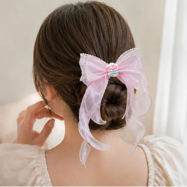 Premium_Pink_Organza_Pearl_Hair_Bow_Clip_for_Girls_&_Women_|_Cute_Cartoon_Charm_Long_Tail_Ribbon_Bow_|_Elegant_Hair_Accessory_for_Parties,_Daily_Wear_&_Special_Occasions