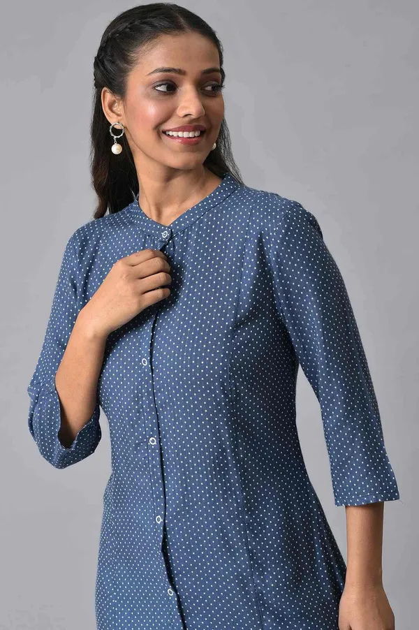 Blue_Viscose_Rayon_Self_Design_Regular_Kurta_For_Women
