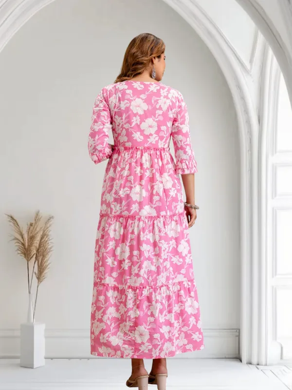 Pink_Pure_Cotton_Floral_Print_Regular_Dress_For_Women