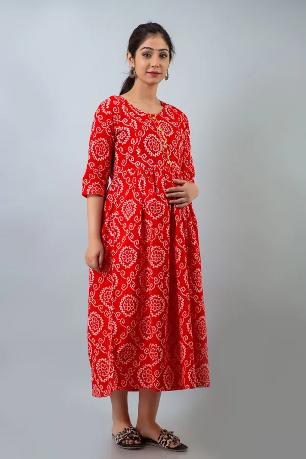 Red_Cotton_Blend_Regular_Gown_For_Women