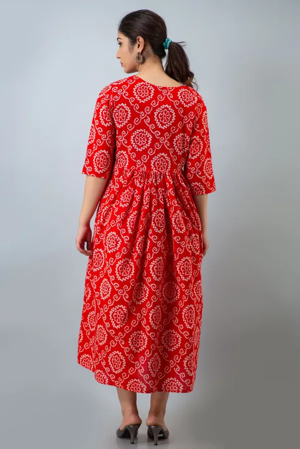Red_Cotton_Blend_Regular_Gown_For_Women