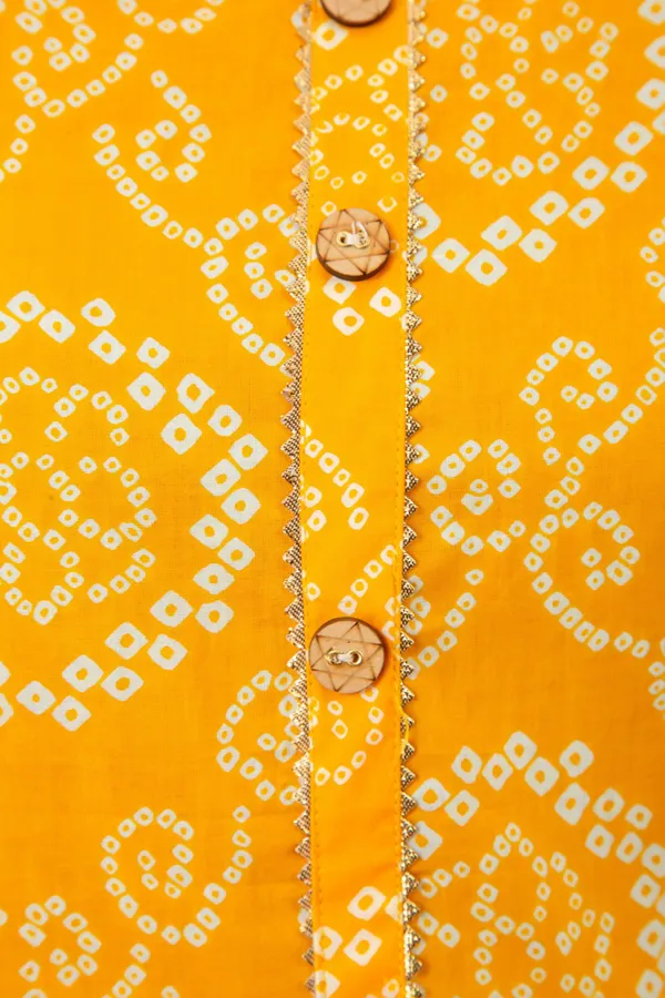 Yellow_Cotton_Blend_Printed_Regular_Kurta_For_Women