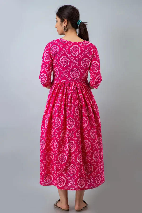 Pink_Cotton_Blend_Printed_Regular_Kurta_For_Women