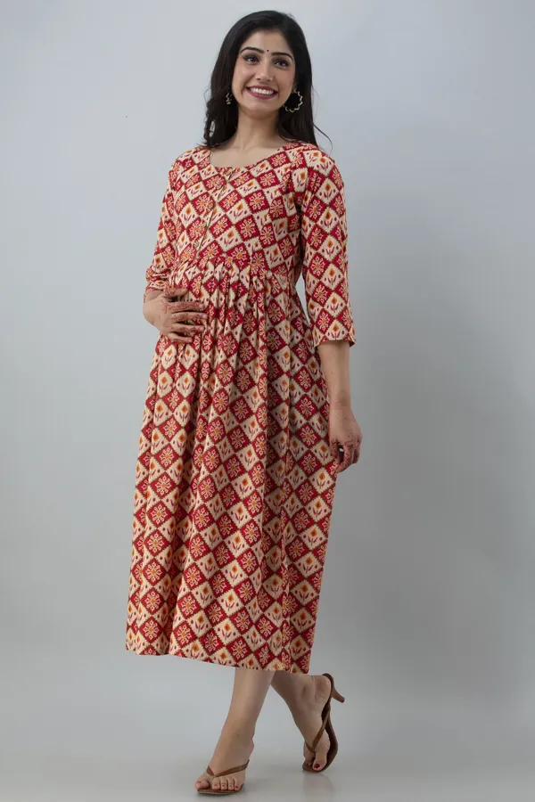 Red_Viscose_Rayon_Regular_Gown_For_Women