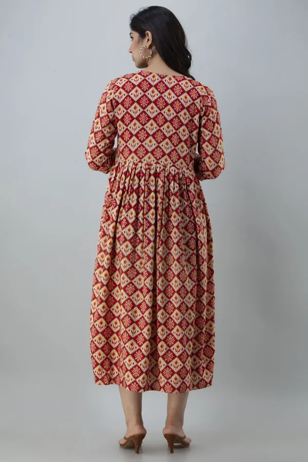 Red_Viscose_Rayon_Regular_Gown_For_Women