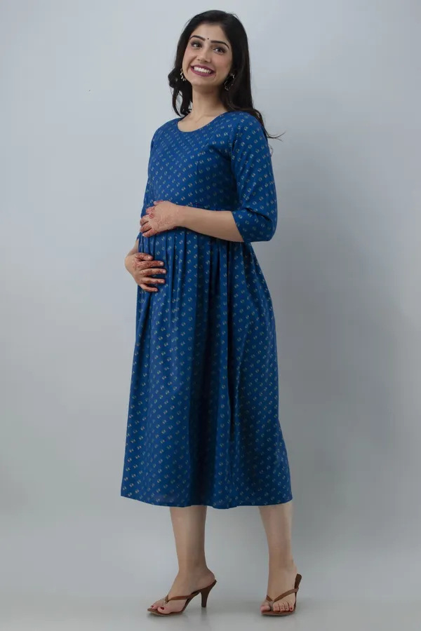 Blue_Viscose_Rayon_Printed_Regular_Kurta_For_Women