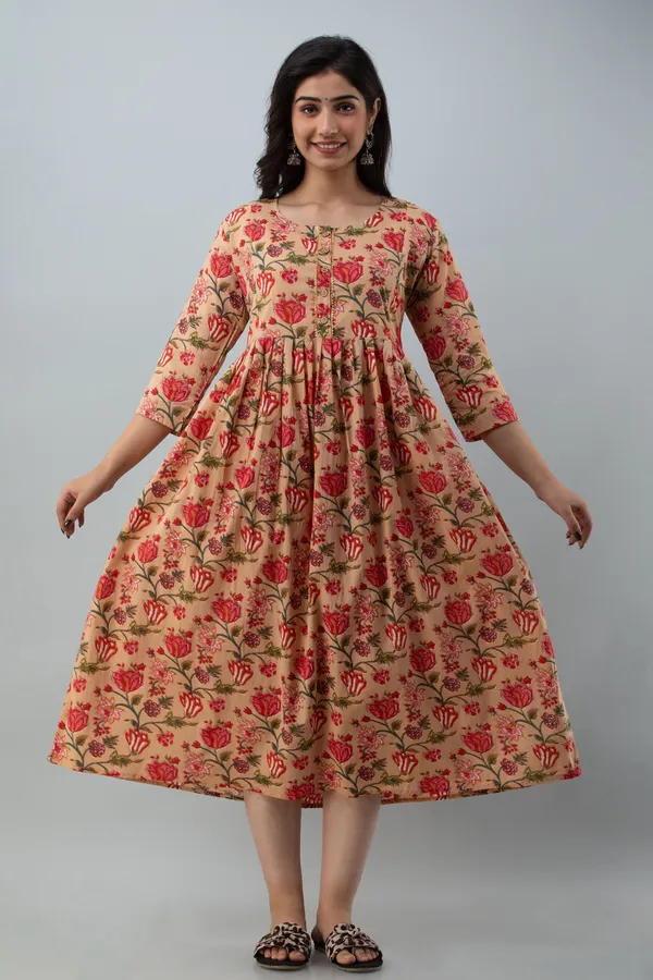 Multicolor_Cotton_Blend_Regular_Gown_For_Women