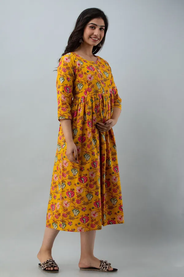 Multicolor_Cotton_Blend_Regular_Gown_For_Women