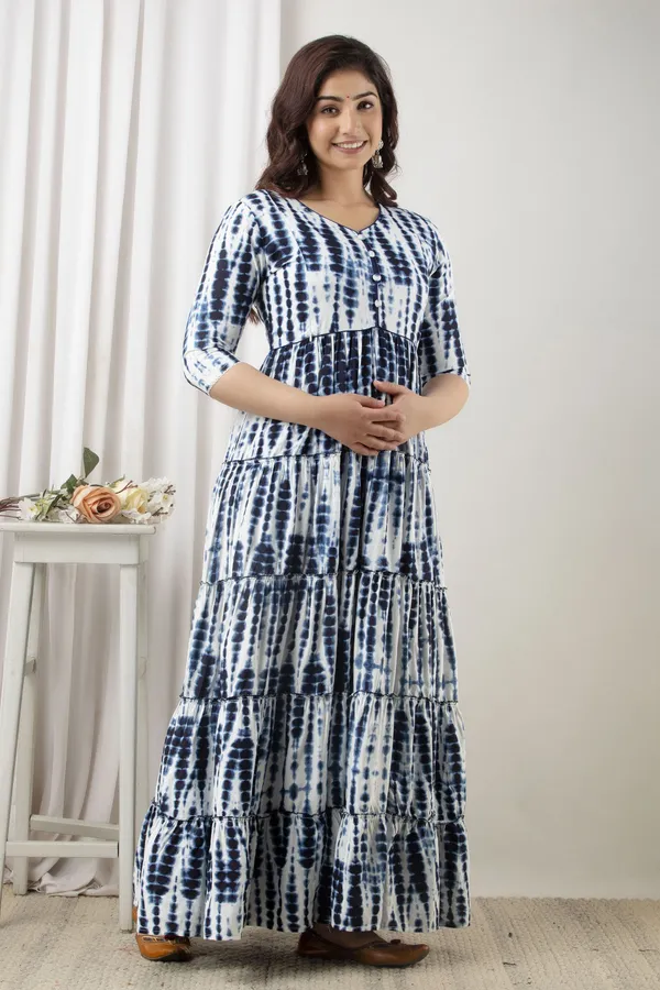 Blue_Cotton_Rayon_Regular_Gown_For_Women
