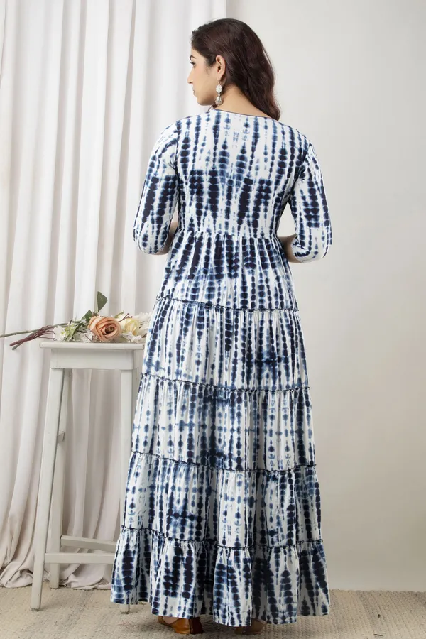 Blue_Cotton_Rayon_Regular_Gown_For_Women