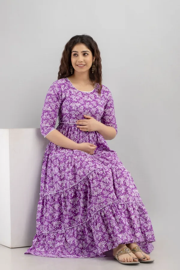 Purple_Cotton_Blend_Striped_Regular_Kurta_For_Women