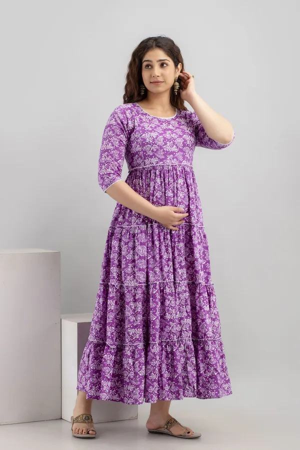 Purple_Cotton_Blend_Striped_Regular_Kurta_For_Women