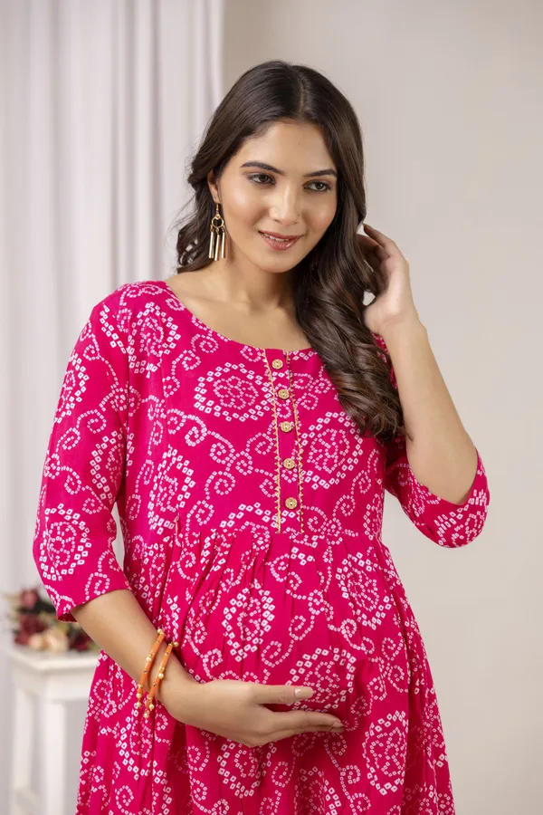 Pink_Pure_Cotton_Printed_Regular_Kurta_For_Women