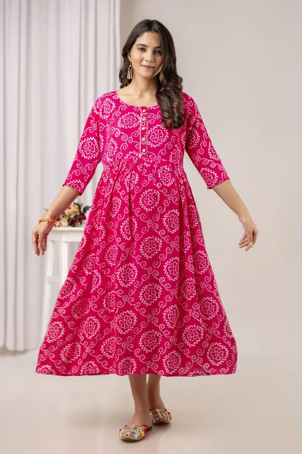 Pink_Pure_Cotton_Printed_Regular_Kurta_For_Women