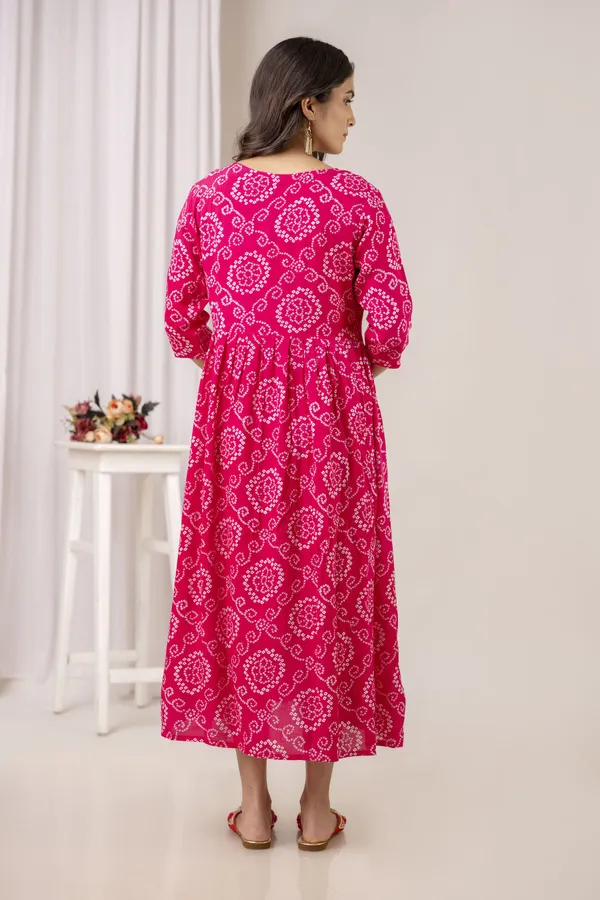 Pink_Pure_Cotton_Printed_Regular_Kurta_For_Women