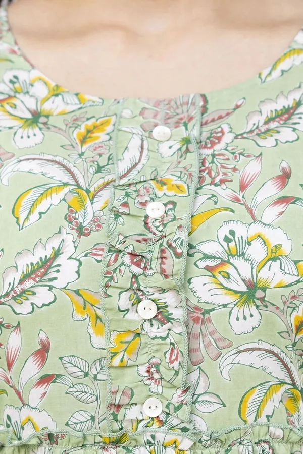 Green_Pure_Cotton_Printed_Regular_Kurta_For_Women