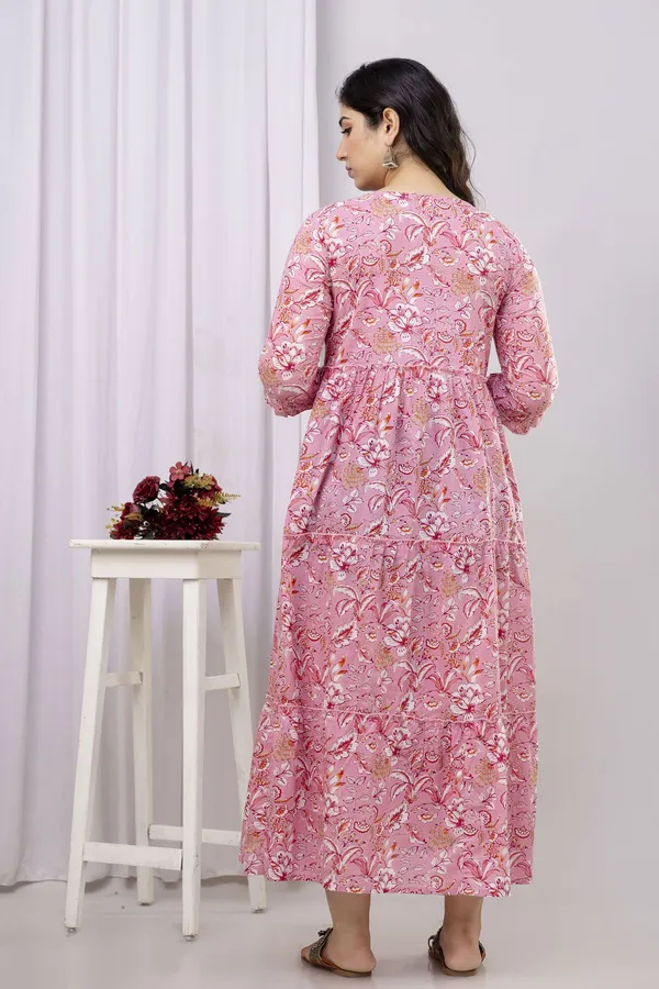 Pink_Pure_Cotton_Printed_Regular_Kurta_For_Women