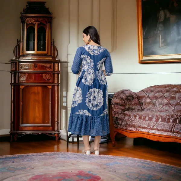 Blue_Cotton_Blend_Floral_Print_Regular_Gown_For_Women