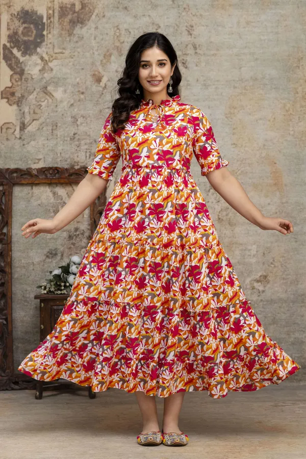 Pink_Cotton_Rayon_Floral_Print_Regular_Gown_For_Women