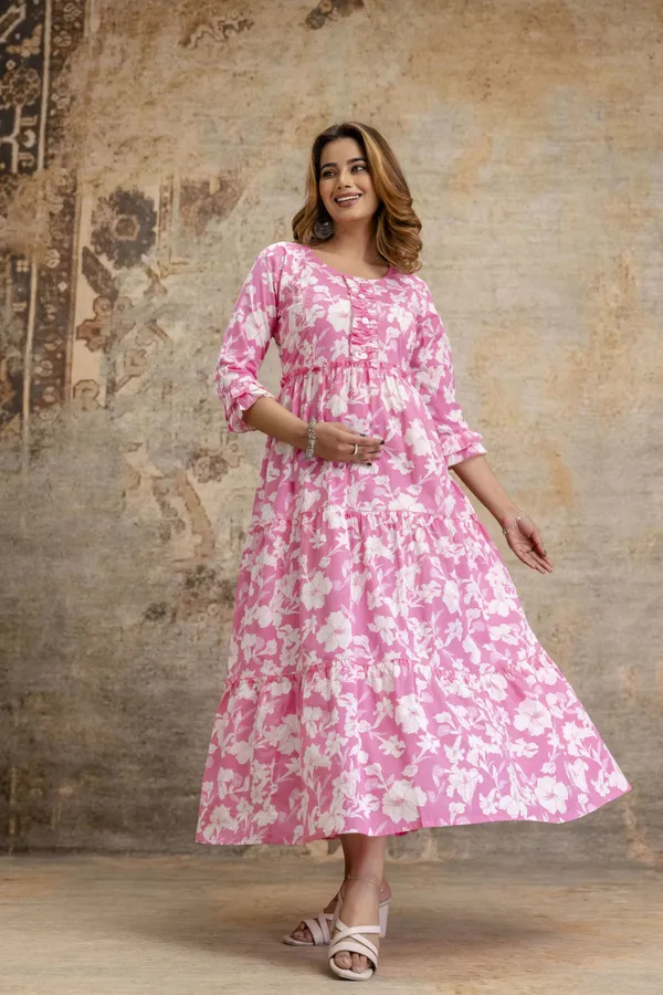 Pink_Cotton_Blend_Floral_Print_Regular_Dress_For_Women