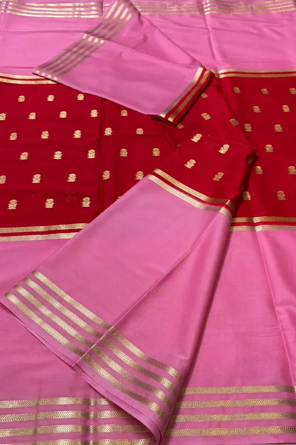 Pink_And_Red_Semi_Crepe_Silk_Premium_Saree_For_Women