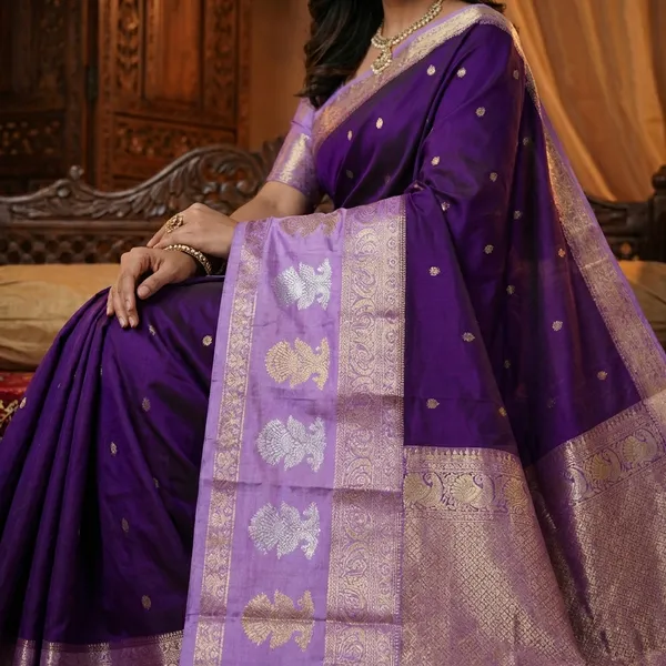 Purple_Semi_Crepe_Silk_Premium_Saree_For_Women