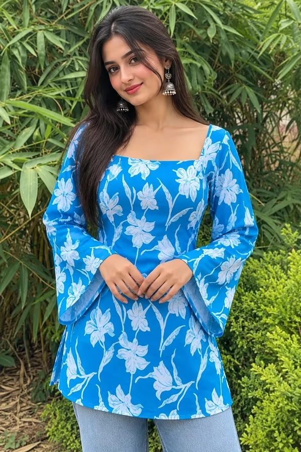 BLUE_SHORT_KURTI001
