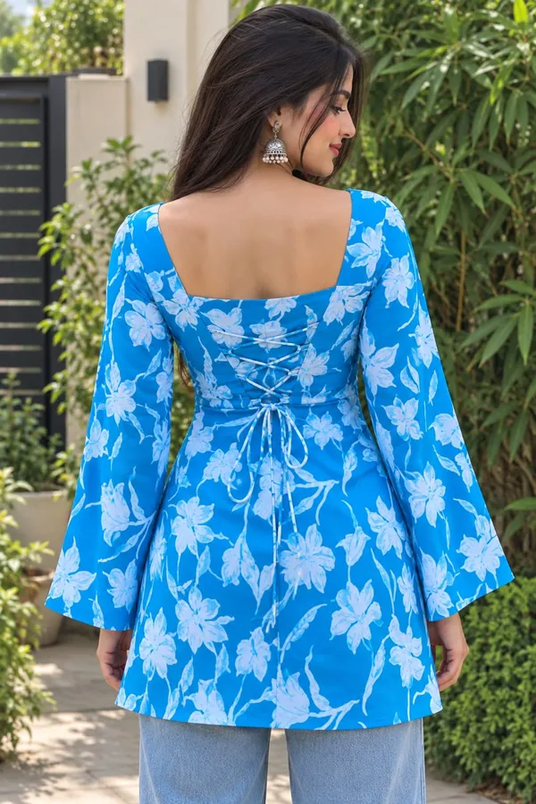 BLUE_SHORT_KURTI001