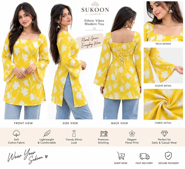 YELLOW_SHORT_KURTI001