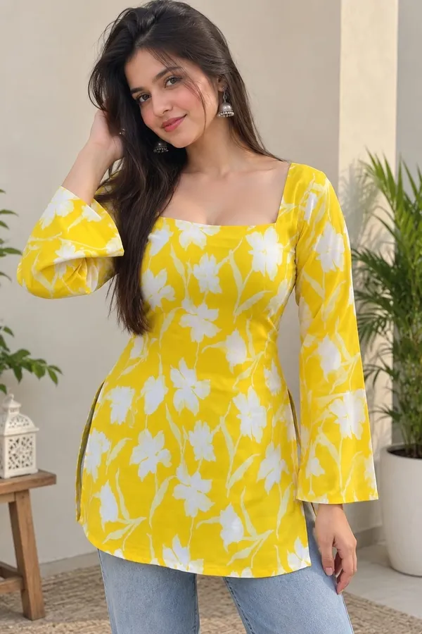 YELLOW_SHORT_KURTI001