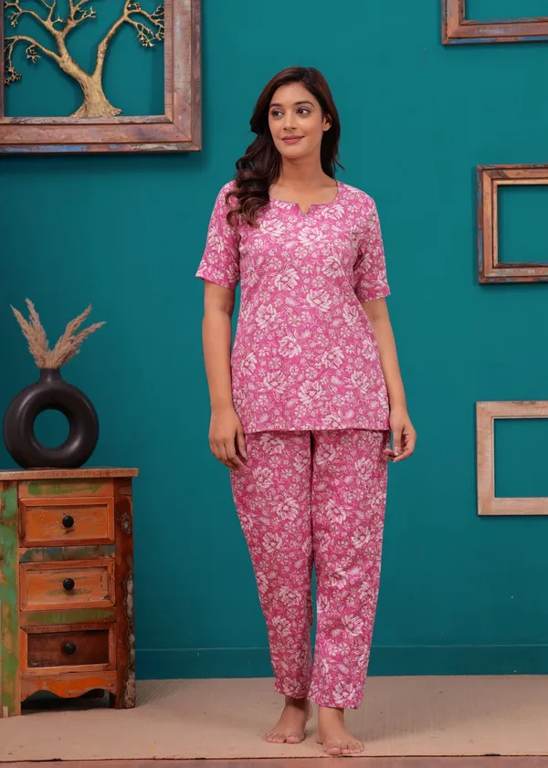 Pink_Cotton_Garden_Co_Ord_Set_For_Women