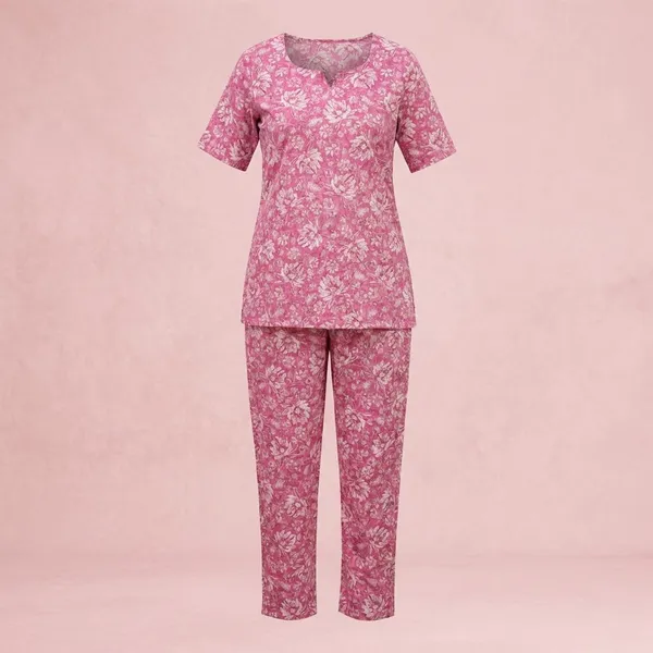Pink_Cotton_Garden_Co_Ord_Set_For_Women