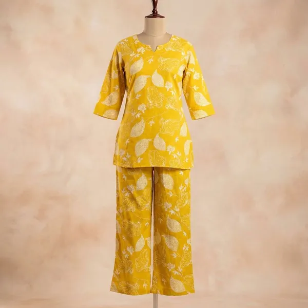 Mustard_Cotton_Floral_Co_Ord_Set_For_Women