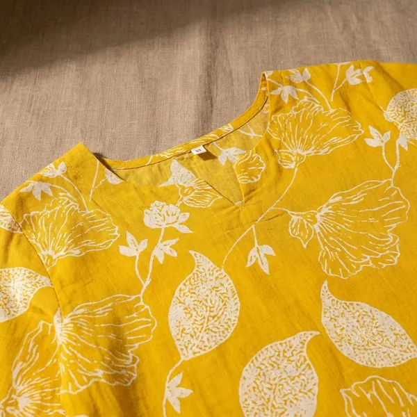 Mustard_Cotton_Floral_Co_Ord_Set_For_Women