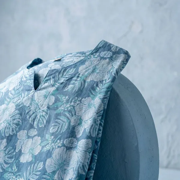 Aqua_Blue_Cotton_Floral_Co_Ord_Set_For_Women