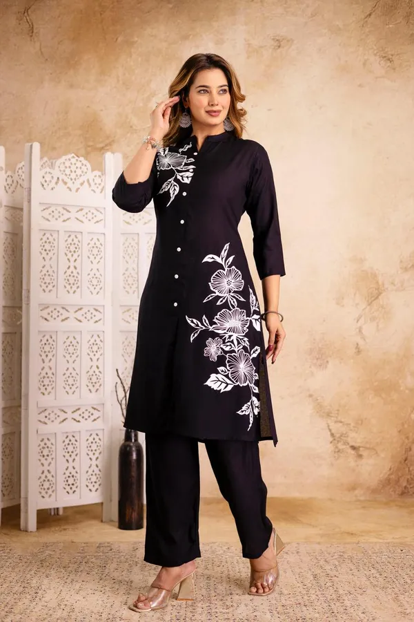 Black_Cotton_Floral_Co_Ord_Set_For_Women