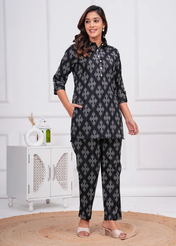Black_Cotton_Printed_Co_Ord_Set_For_Women