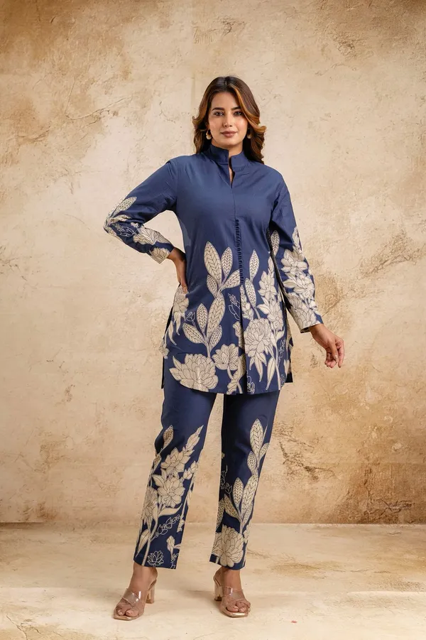 Blue_Cotton_Jisors_Co_Ord_Set_For_Women