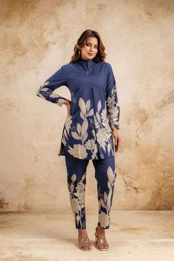 Blue_Cotton_Jisors_Co_Ord_Set_For_Women