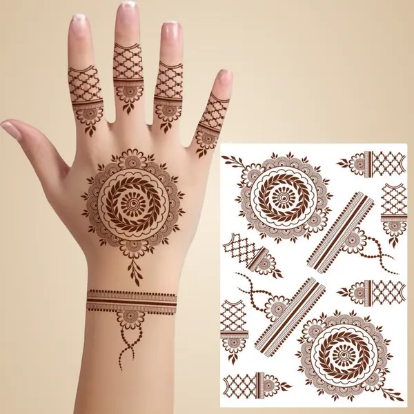Dark_Brown_Skin_Safe_Tattoo_Paper_Premium_Sticker_Decal_For_Women_And_Girls_Pack_Of_1