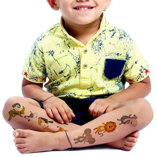 12pcs_Animals_Kid_Set_Temporary_Tattoo_pack_of_2
