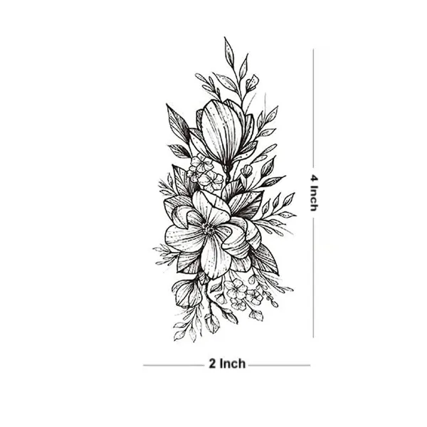 3D_Flower_Real_Waterproof_Temporary_Body_Tattoo__pack_of_2