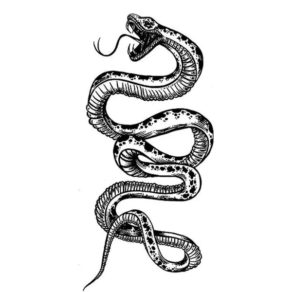3D_Snake_Trible_Temporary_Tattoo_pack_of_2