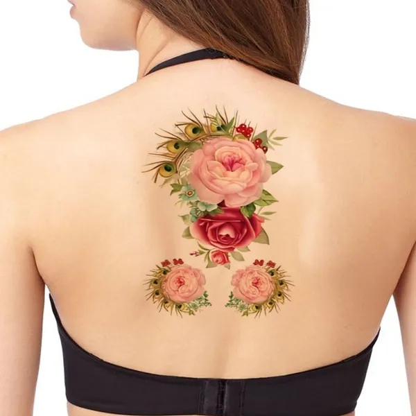 3pcs_Flowers_Temporary_Tattoo_pack_of_2