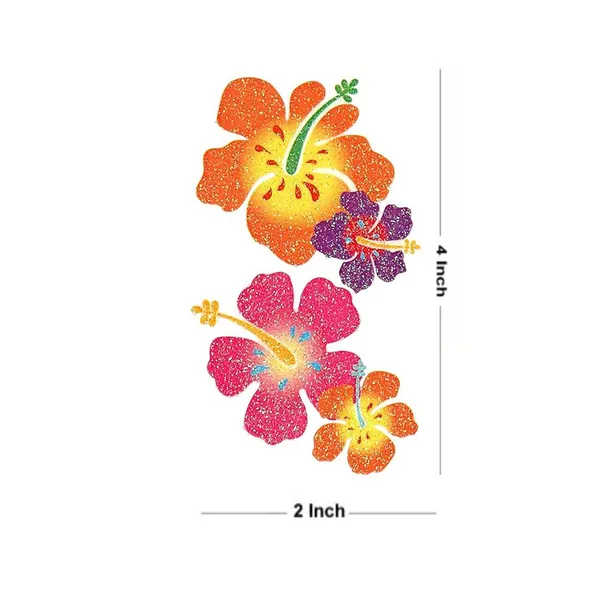 4_Styles_Flower_Tattoo_Waterproof_Temporary_Body_Tattoo_pack_of_2